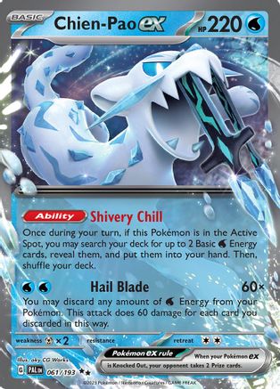Chien-Pao ex (061/193) [SV02 Paldea Evolved] Holofoil - Double Rare