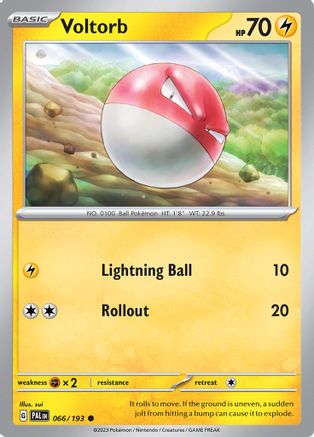 Voltorb (066) [SV02 Paldea Evolved] Reverse Holofoil - Common