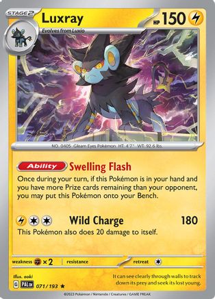 Luxray (071) [SV02 Paldea Evolved] Holofoil - Rare