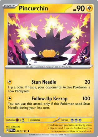 Pincurchin (073/193) [SV02 Paldea Evolved] - Uncommon