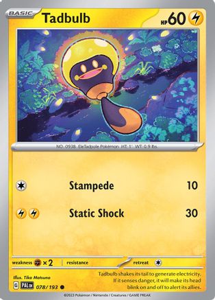 Tadbulb (078/193) [SV02 Paldea Evolved] - Common