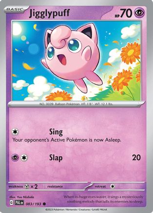 Jigglypuff (083) [SV02 Paldea Evolved] - Common