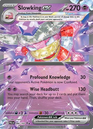 Slowking ex (086/193) [SV02 Paldea Evolved] Holofoil - Double Rare