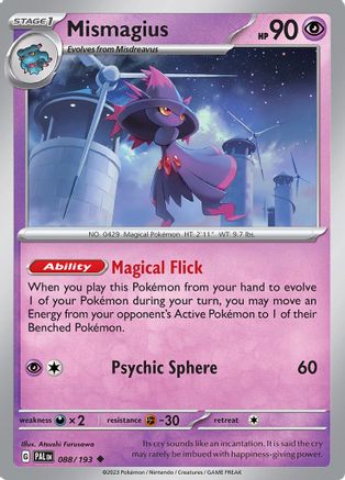 Mismagius (088/193) [SV02 Paldea Evolved] Reverse Holofoil - Uncommon