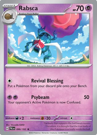 Rabsca (099/193) [SV02 Paldea Evolved] Holofoil - Rare