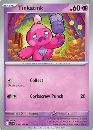 Tinkatink (100/193) [SV02 Paldea Evolved] Reverse Holofoil - Common