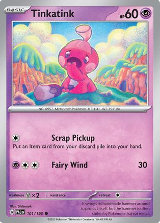 Tinkatink (101/193) [SV02 Paldea Evolved] Reverse Holofoil - Common