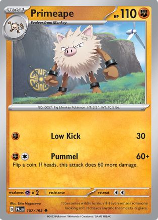 Primeape (107) [SV02 Paldea Evolved] - Uncommon