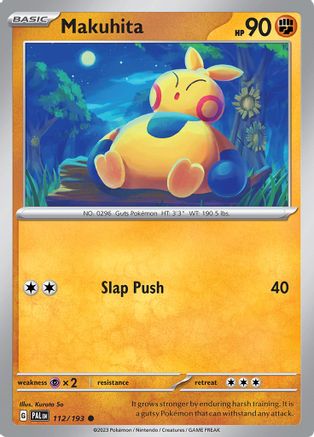 Makuhita (112) [SV02 Paldea Evolved] Reverse Holofoil - Common