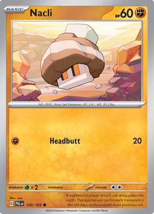 Nacli (120/193) [SV02 Paldea Evolved] Reverse Holofoil - Common