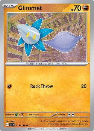Glimmet (125/193) [SV02 Paldea Evolved] - Common