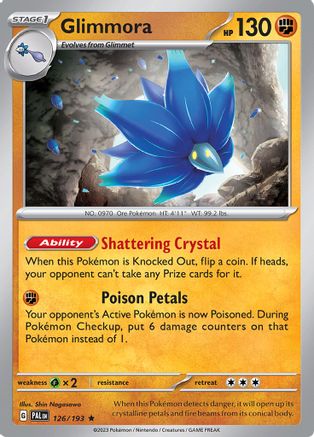Glimmora (126) [SV02 Paldea Evolved] Reverse Holofoil - Rare