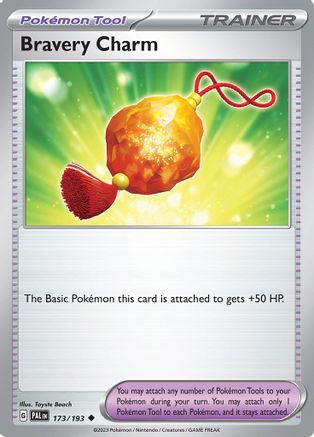 Bravery Charm (173) [SV02 Paldea Evolved] Reverse Holofoil - Uncommon