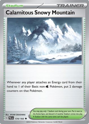 Calamitous Snowy Mountain (174) [SV02 Paldea Evolved] - Uncommon
