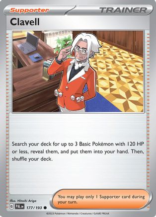 Clavell (177) [SV02 Paldea Evolved] Reverse Holofoil - Common
