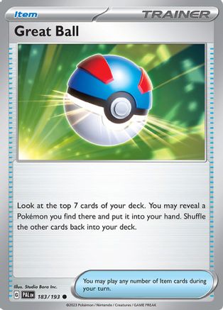 Great Ball (183) [SV02 Paldea Evolved] - Common