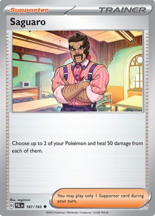 Saguaro (187) [SV02 Paldea Evolved] - Uncommon