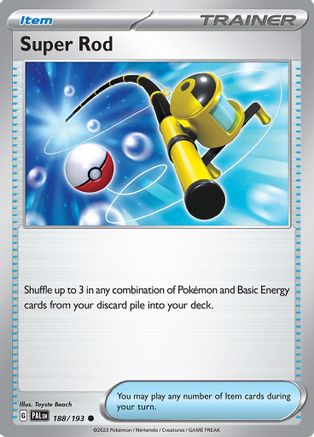 Super Rod (188/193) [SV02 Paldea Evolved] - Common