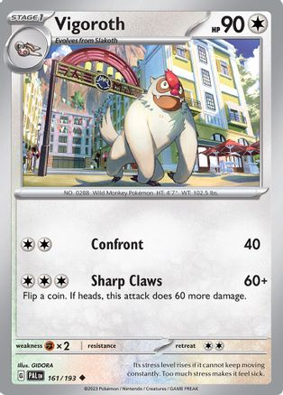 Vigoroth (161) [SV02 Paldea Evolved] Reverse Holofoil - Uncommon