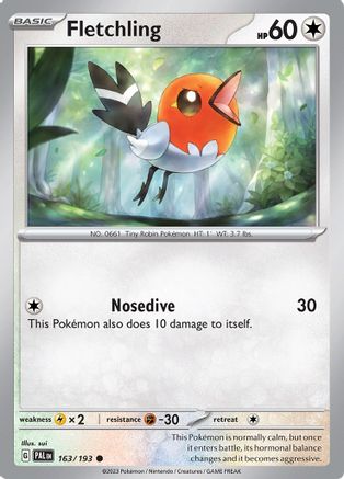Fletchling (163) [SV02 Paldea Evolved] - Common