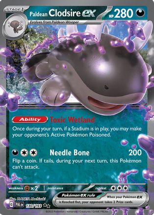 Paldean Clodsire ex (130) [SV02 Paldea Evolved] Holofoil - Double Rare