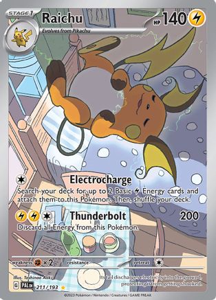 Raichu (211/193) [SV02 Paldea Evolved] Holofoil - Illustration Rare
