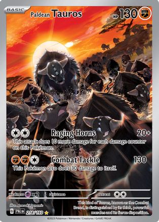 Paldean Tauros (218/193) [SV02 Paldea Evolved] Holofoil - Illustration Rare