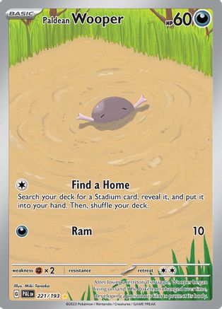 Paldean Wooper (221/193) [SV02 Paldea Evolved] Holofoil - Illustration Rare