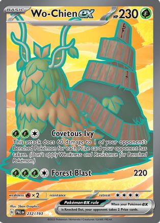 Wo-Chien ex (232/193) [SV02 Paldea Evolved] Holofoil - Ultra Rare