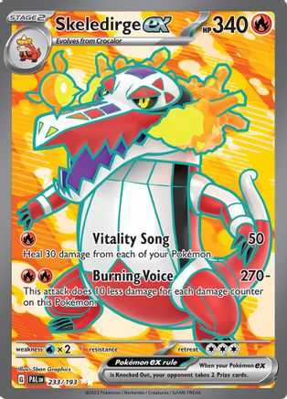 Skeledirge ex (233/193) [SV02 Paldea Evolved] Holofoil - Ultra Rare