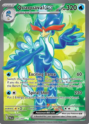Quaquaval ex (235/193) [SV02 Paldea Evolved] Holofoil - Ultra Rare