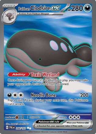 Paldean Clodsire ex (244/193) [SV02 Paldea Evolved] Holofoil - Ultra Rare