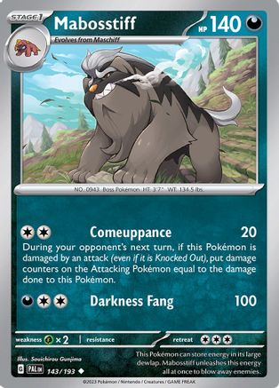 Mabosstiff (143) [SV02 Paldea Evolved] - Uncommon