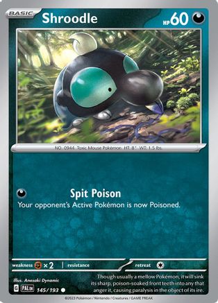 Shroodle (145/193) [SV02 Paldea Evolved] - Common