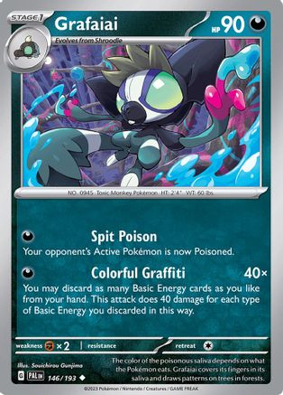 Grafaiai (146) [SV02 Paldea Evolved] Reverse Holofoil - Uncommon