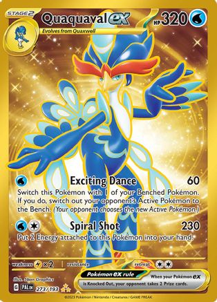 Quaquaval ex (273/193) [SV02 Paldea Evolved] Holofoil - Hyper Rare