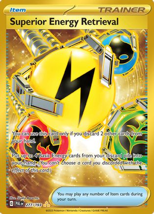 Superior Energy Retrieval (277/193) [SV02 Paldea Evolved] Holofoil - Hyper Rare