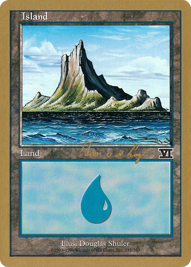 Island (335) - 2000 Tom van de Logt (6ED) [World Championship Decks 2000]