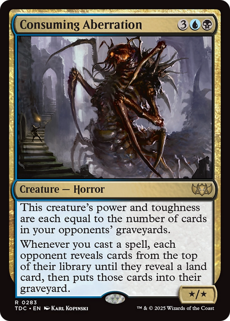 Consuming Aberration (TDC-283) [Commander: Tarkir: Dragonstorm]