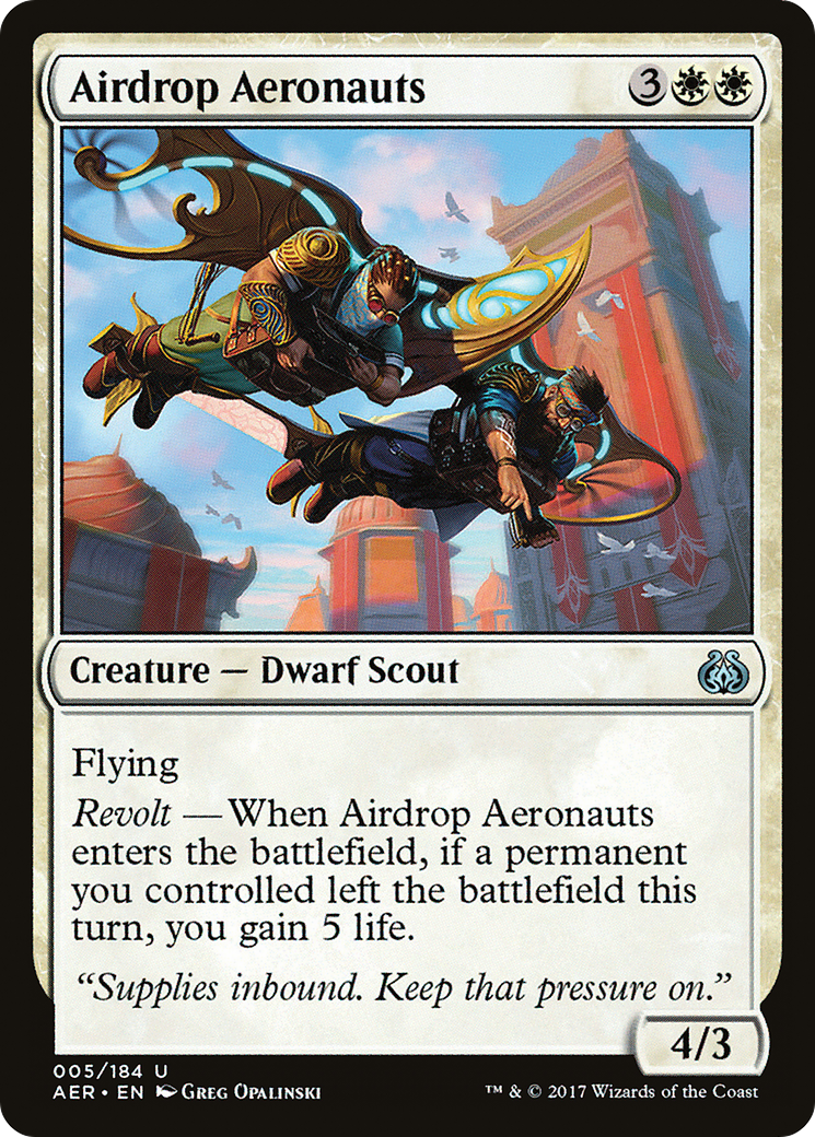 Airdrop Aeronauts (AER-005) [Aether Revolt] Foil