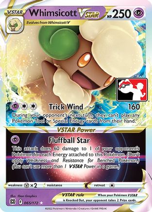 Whimsicott VSTAR (65) [Prize Pack Series Cards] Holofoil - Ultra Rare