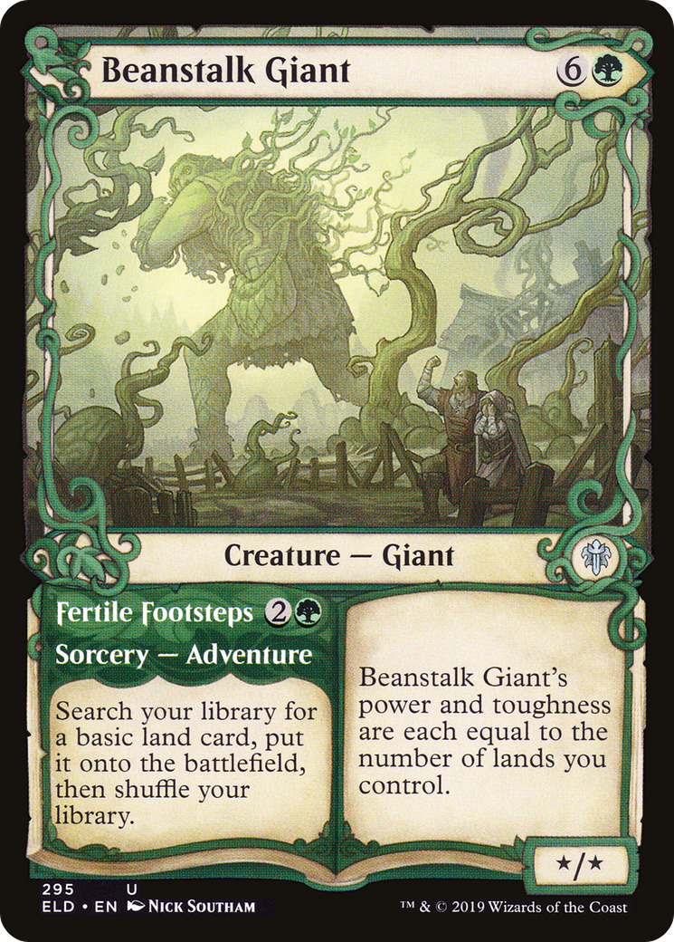 Beanstalk Giant (Showcase) (ELD-295) [Throne of Eldraine]