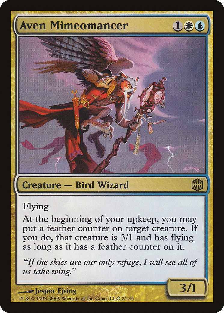 Aven Mimeomancer (ARB-002) [Alara Reborn] Foil
