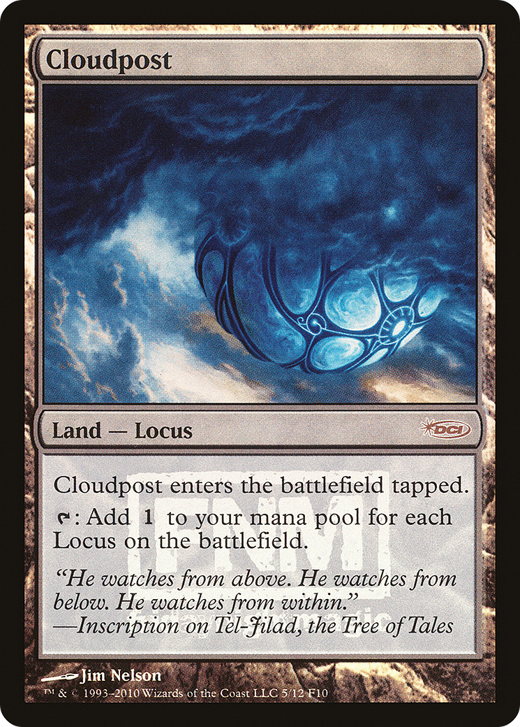 Cloudpost (FNM-005) [Friday Night Magic 2010] Foil
