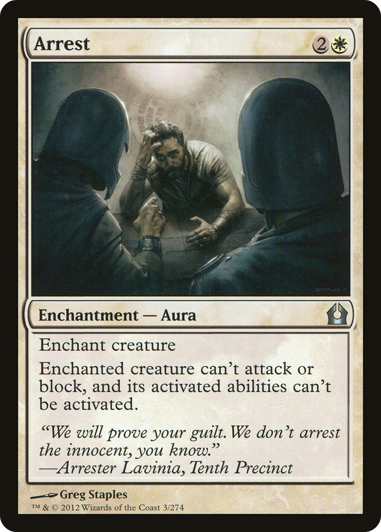 Arrest (RTR-003) [Return to Ravnica]