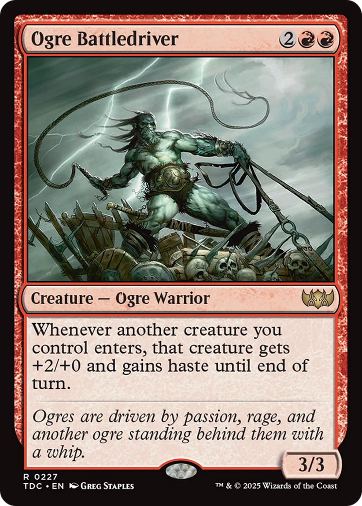 Ogre Battledriver (TDC-227) [Commander: Tarkir: Dragonstorm]
