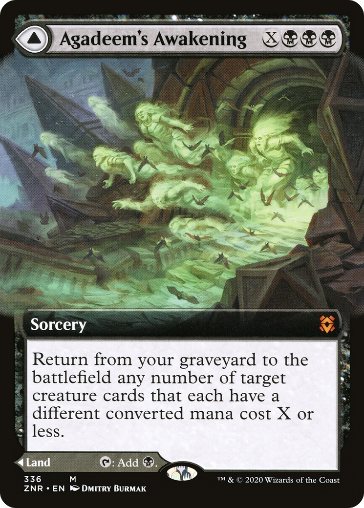 Agadeem's Awakening (Extended Art) (ZNR-336) [Zendikar Rising] Foil