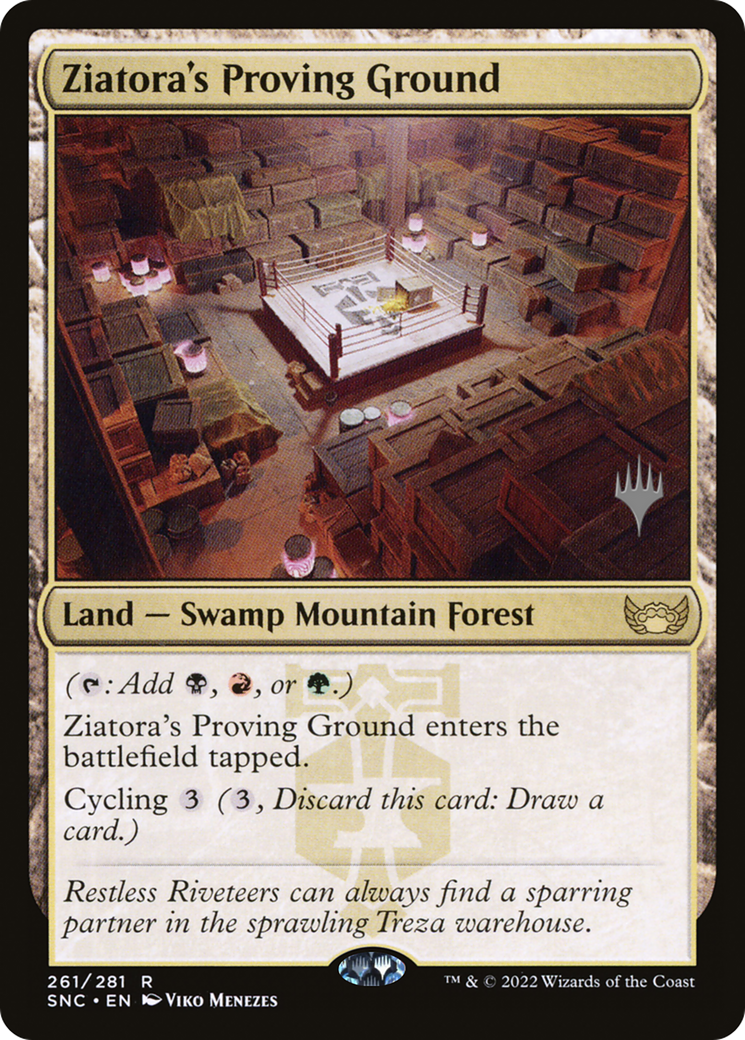 Ziatora's Proving Ground (PPSNC-261) [Promo Pack: Streets of New Capenna Promos] Foil