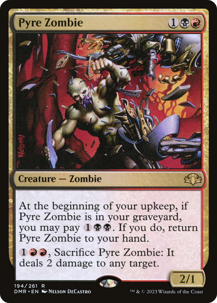 Pyre Zombie (DMR-194) [Dominaria Remastered]