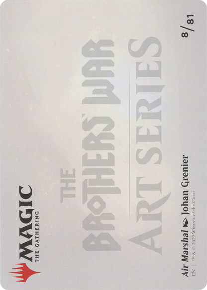 Air Marshal // Air Marshal (ABRO-008) (Borderless) [The Brothers' War Art Series] Foil
